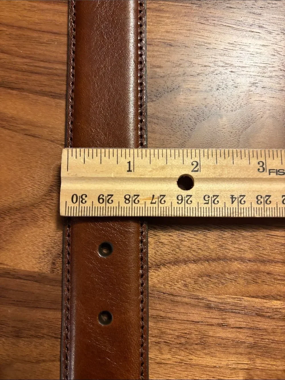Brighton Classic Men’s Brown Italian Calfskin Leather Belt - 42